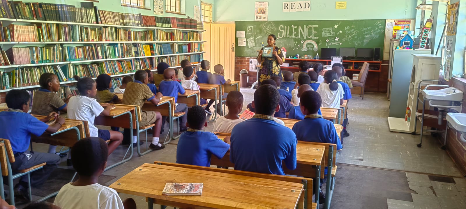 We Love Reading story time with children